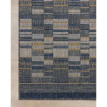 Featuring Birch Denim / Gold Rug by Loloi at Amethyst Home. The Birch Collection is a cool-toned area rug with an understated linear design that adds casual structure to contemporary home decor. The rug is power-loomed of durable polyester, an easy-to-clean, no-shed construction for the busiest rooms of the home. The Birch Collection is made in Turkey and . Amethyst Home provides interior design, new home construction design consulting, vintage area rugs, and lighting in the Alpharetta metro area.