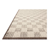 Featuring Brigette Romanek x Loloi Knox Ivory / Mocha Rug by Loloi at Amethyst Home. The Knox Ivory / Mocha Rug by Brigette Romanek x Loloi is a handwoven area rug with a contemporary checkerboard pattern and a texture reminiscent of a luxurious knit sweater. Made of a blend of wool and cotton that plays with scale and texture, Knox is imbued with cozy. Amethyst Home provides interior design, new home construction design consulting, vintage area rugs, and lighting in the Salt Lake City metro area.