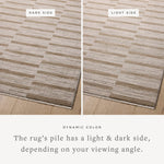 Featuring Cali Amber Lewis x Loloi  Ivory / Tobacco Rug by Loloi at Amethyst Home. The Cali Collection by Amber Lewis x Loloi is a light-toned area rug with a casual geometric pattern that lends a neutral pattern to any space. Cali is power-loomed of polyester in Turkey for easy-to-clean, no-shed durability in high-traffic areas. This collection is also OEK. Amethyst Home provides interior design, new home construction design consulting, vintage area rugs, and lighting in the Calabasas metro area.