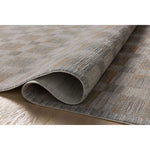 Featuring Cali Amber Lewis x Loloi Mist / Wheat Rug by Loloi at Amethyst Home. The Cali Collection by Amber Lewis x Loloi is a light-toned area rug with a casual geometric pattern that lends a neutral pattern to any space. Cali is power-loomed of polyester in Turkey for easy-to-clean, no-shed durability in high-traffic areas. This collection is also OEK. Amethyst Home provides interior design, new home construction design consulting, vintage area rugs, and lighting in the Newport Beach metro area.