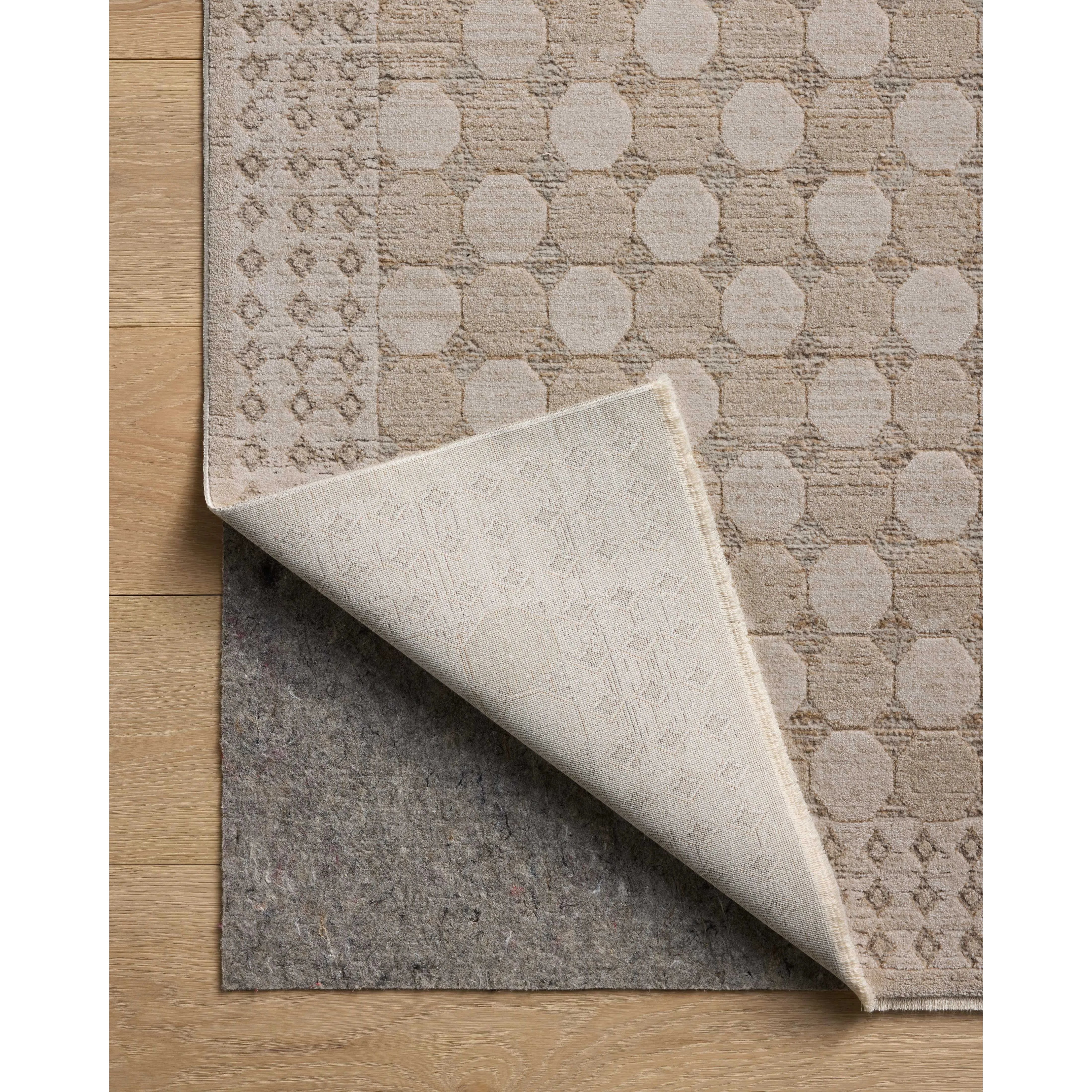 Featuring Cali Amber Lewis x Loloi  Taupe / Natural Rug by Loloi at Amethyst Home. The Cali Collection by Amber Lewis x Loloi is a light-toned area rug with a casual geometric pattern that lends a neutral pattern to any space. Cali is power-loomed of polyester in Turkey for easy-to-clean, no-shed durability in high-traffic areas. This collection is also OEKO-T. Amethyst Home provides interior design, new home construction design consulting, vintage area rugs, and lighting in the Austin metro area.