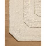 Featuring Clayton Ivory Rug by Loloi at Amethyst Home. The Clayton Collection is a hand-tufted, solid-toned wool area rug with angled edges for a modern twist on traditional home decor. Clayton adds even more dimension with a luxurious high/low looped pile that is perfect in living rooms, bedrooms, and more. This collection is made in India and Goodweave-ce. Amethyst Home provides interior design, new home construction design consulting, vintage area rugs, and lighting in the Nashville metro area.