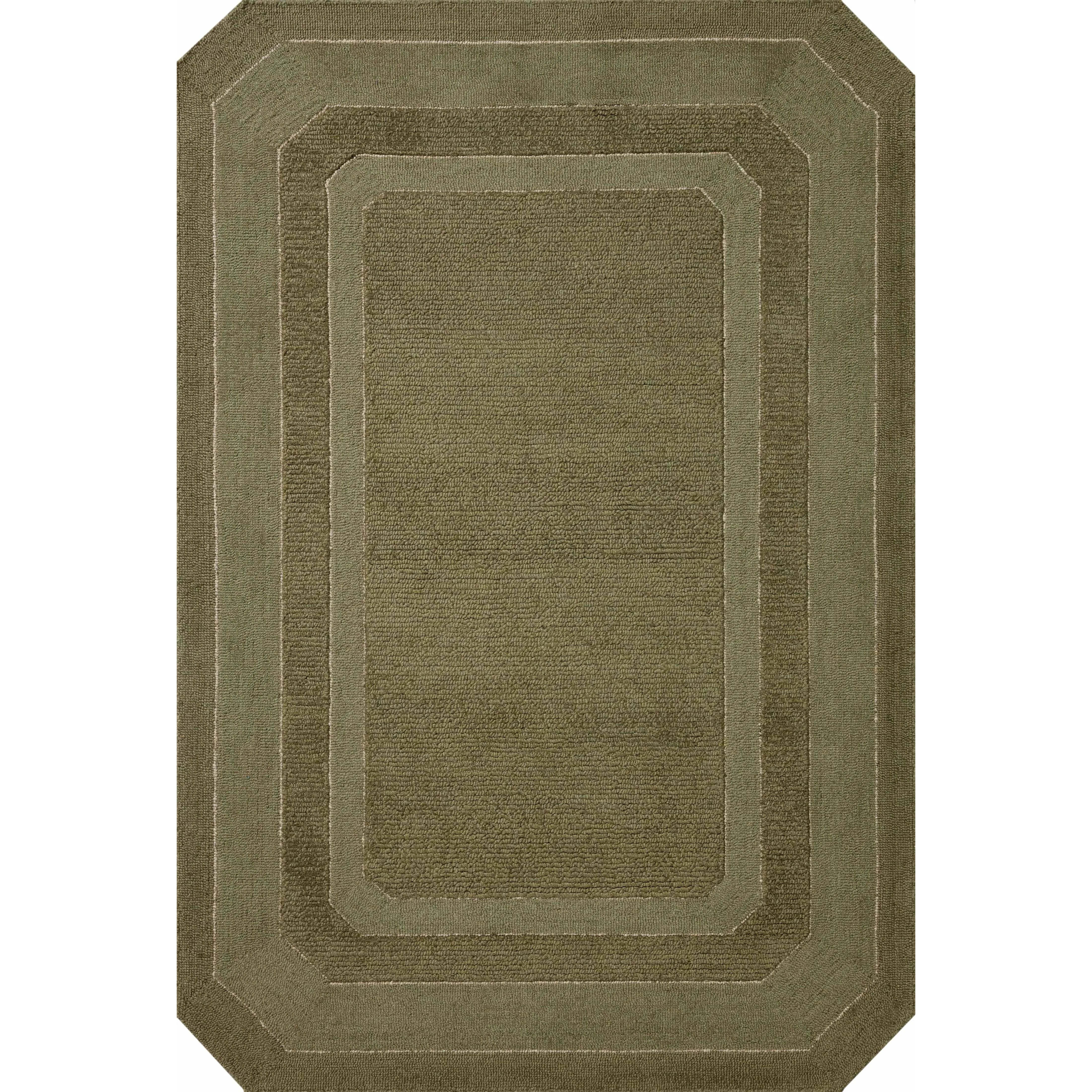 Featuring Clayton Olive Rug by Loloi at Amethyst Home. The Clayton Collection is a hand-tufted, solid-toned wool area rug with angled edges for a modern twist on traditional home decor. Clayton adds even more dimension with a luxurious high/low looped pile that is perfect in living rooms, bedrooms, and more. This collection is made in India and Goodweave-cert. Amethyst Home provides interior design, new home construction design consulting, vintage area rugs, and lighting in the Seattle metro area.