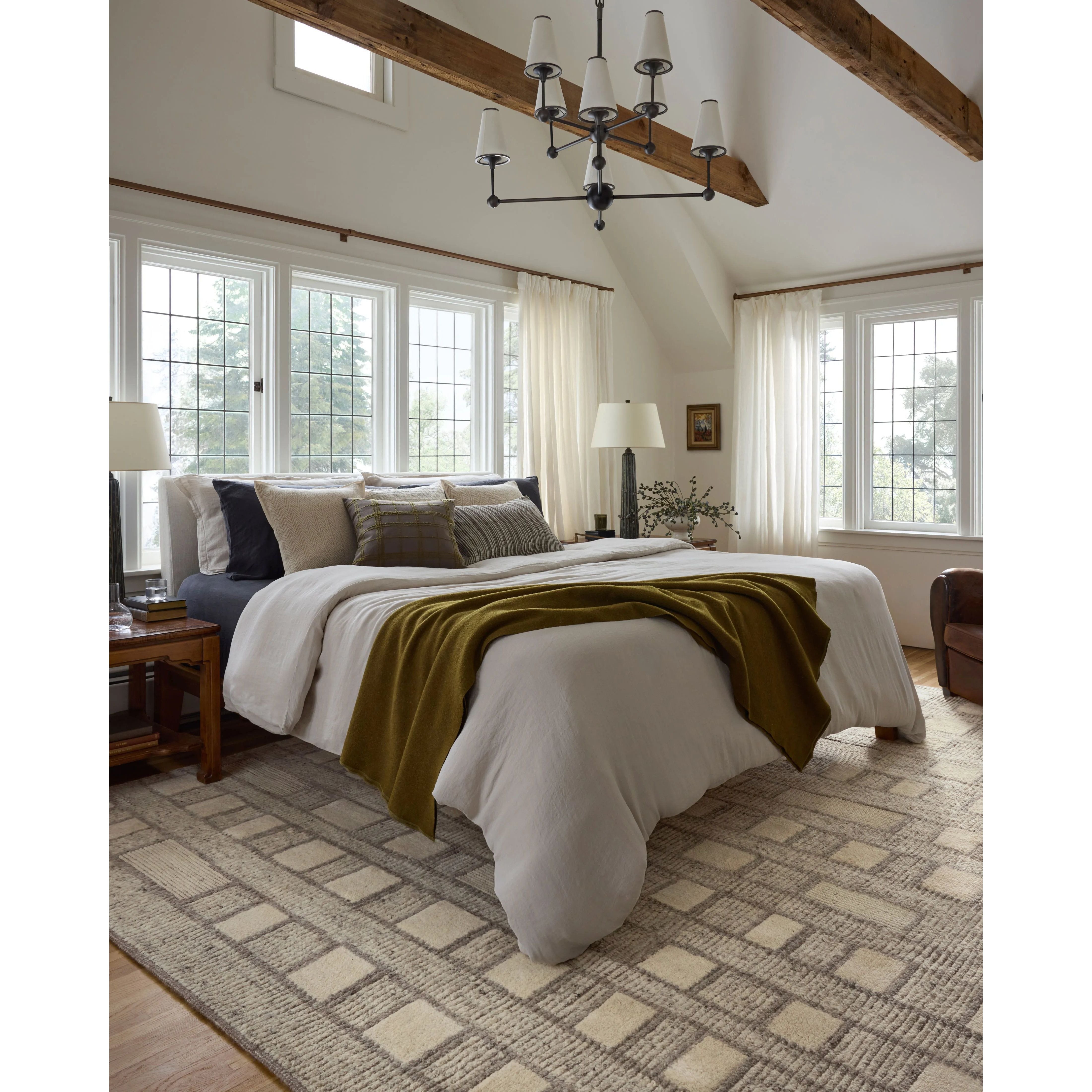 Featuring David Jean Stoffer x Loloi Grey Hand-Knotted Rug by Loloi at Amethyst Home. Unexpected stripes trace along the David Collection, a hand-knotted area rug with a plush, luxurious presence. Abstract patterns are carved into the design for a richly textured pile that's satisfying to sink into. This collection is made of 100% wool in India and GoodWeave c. Amethyst Home provides interior design, new home construction design consulting, vintage area rugs, and lighting in the Austin metro area.