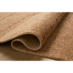 Featuring David Jean Stoffer x Loloi Rust Hand-Knotted Rug by Loloi at Amethyst Home. Unexpected stripes trace along the David Collection, a hand-knotted area rug with a plush, luxurious presence. Abstract patterns are carved into the design for a richly textured pile that's satisfying to sink into. This collection is made of 100% wool in India and GoodWeav. Amethyst Home provides interior design, new home construction design consulting, vintage area rugs, and lighting in the Calabasas metro area.