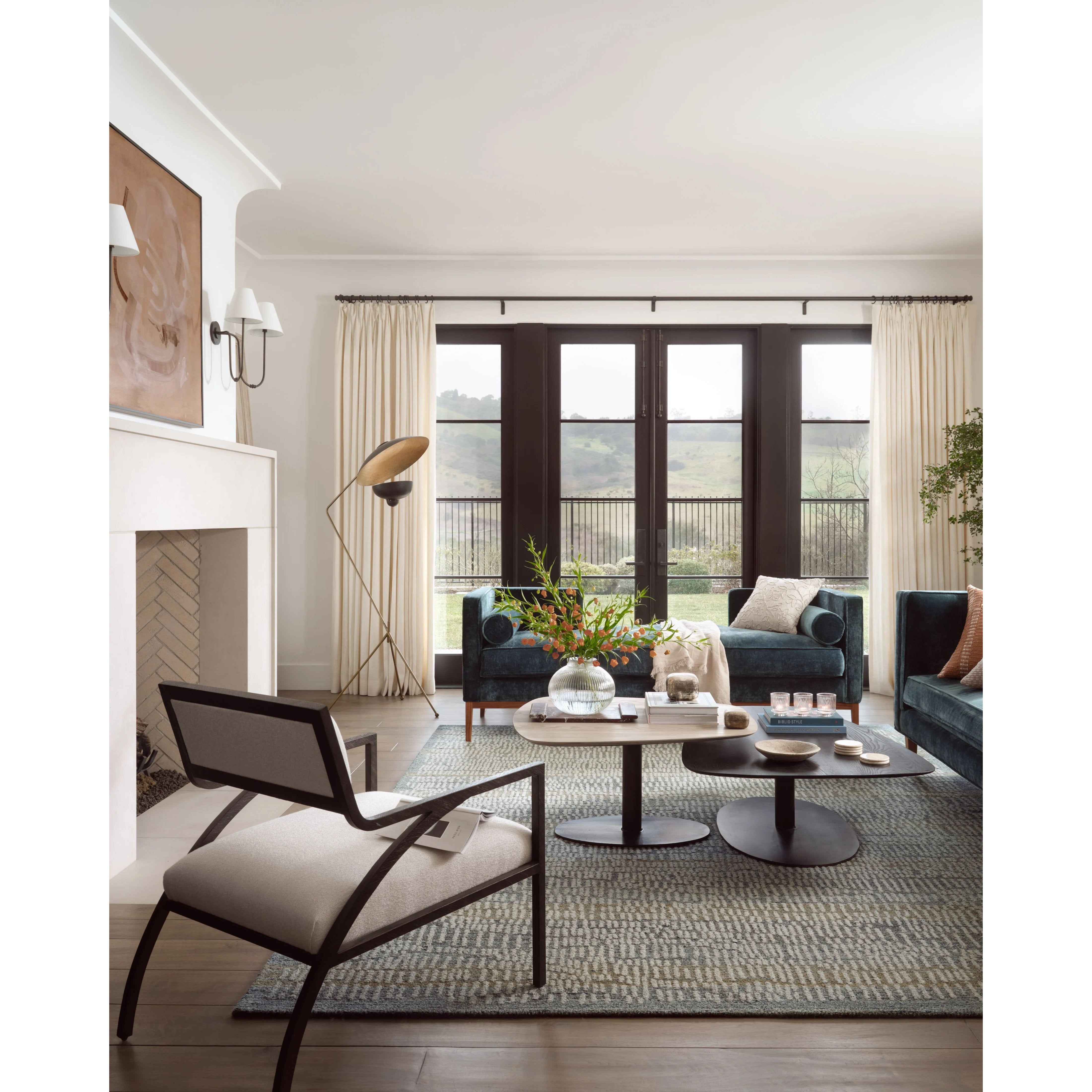 Featuring Elias Ocean / Oatmeal Rug by Loloi at Amethyst Home. The Elias Ocean / Oatmeal Rug is a hand-tufted wool area rug with lively graphic patterns in earth and stone tones. There’s a unique texture to the rug made by over-tufting, in which a design is hand-tufted over a tufted base, creating a subtle high-low pile. This collection is made in India an. Amethyst Home provides interior design, new home construction design consulting, vintage area rugs, and lighting in the Alpharetta metro area.