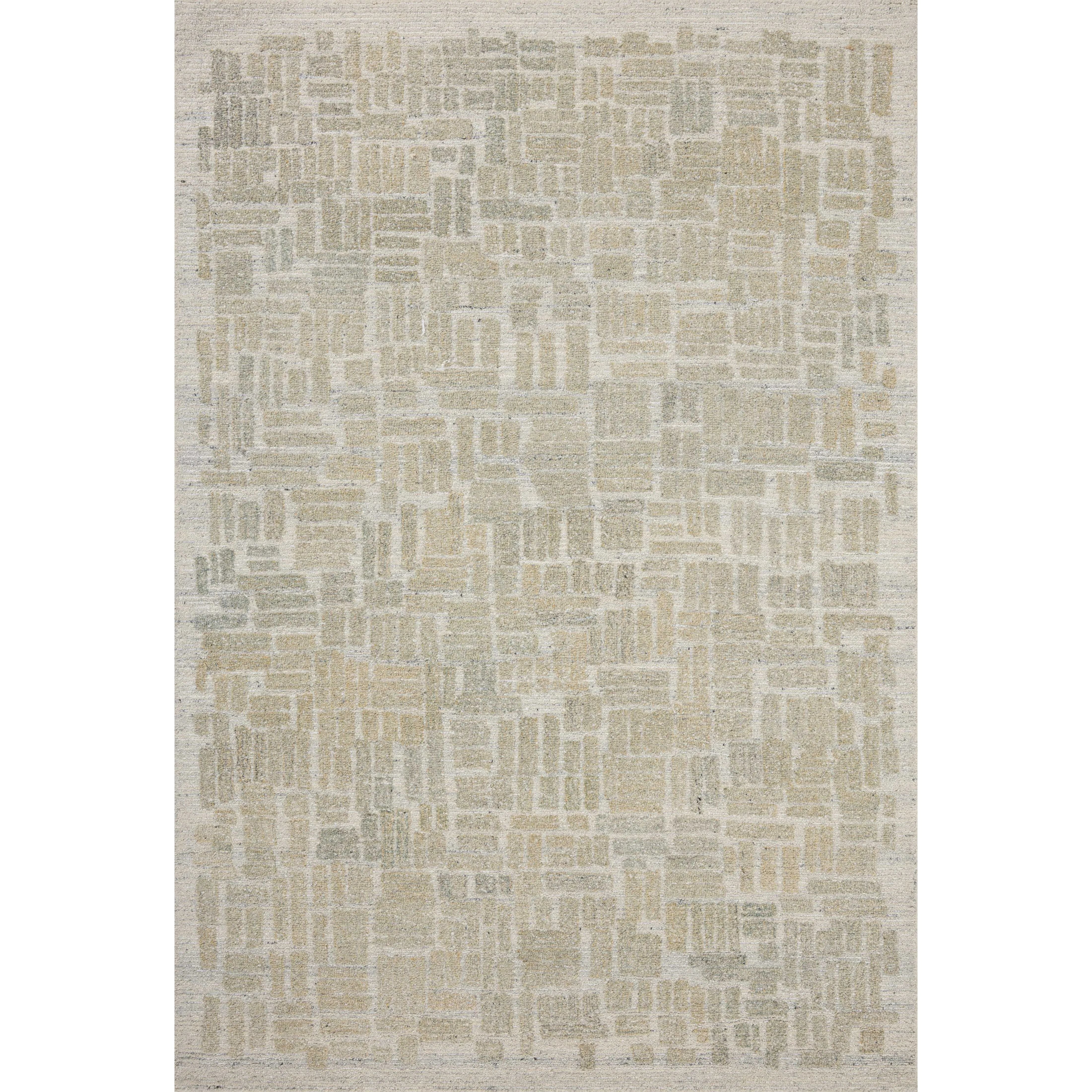 Featuring Elias Pebble / Sage Rug by Loloi at Amethyst Home. The Elias Pebble / Sage Rug is a hand-tufted wool area rug with lively graphic patterns in earth and stone tones. There’s a unique texture to the rug made by over-tufting, in which a design is hand-tufted over a tufted base, creating a subtle high-low pile. This collection is made in India and GoodWe. Amethyst Home provides interior design, new home construction design consulting, vintage area rugs, and lighting in the Austin metro area.