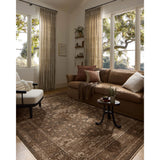 Featuring Haywood Mocha Rug by Loloi at Amethyst Home. The Haywood Collection is an easy-to-clean, earth-toned area rug with a subtly distressed traditional design. Haywood is power-loomed of polyester in Turkey, a durable area rug for a living room, bedroom, dining room, or other high-traffic spaces.  Power Loomed  HYD-03 Loloi Ii x Loloi Mocha. Amethyst Home provides interior design, new home construction design consulting, vintage area rugs, and lighting in the Scottsdale metro area.
