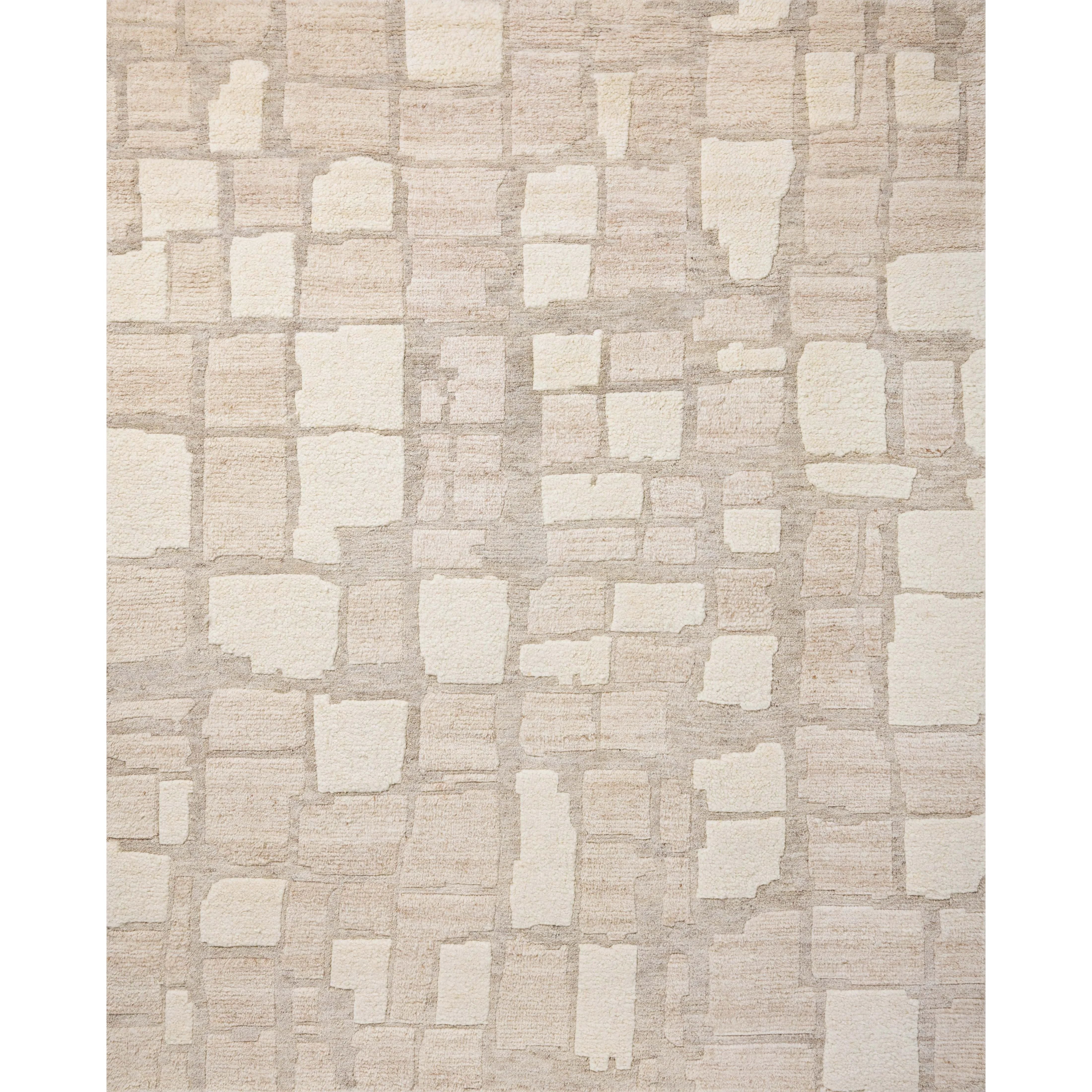 Featuring Octavia Stone / Sand Rug by Loloi at Amethyst Home. Inspired by classic Moroccan rug motifs and nature's asymmetry, area rugs in the Octavia Collection make a timeless statement. This hand-knotted design plays with pile height and shapes while adding the warmth of wool in a fresh, natural palette. Made in India and GoodWeave-certified, ensuring ou. Amethyst Home provides interior design, new home construction design consulting, vintage area rugs, and lighting in the Park City metro area.