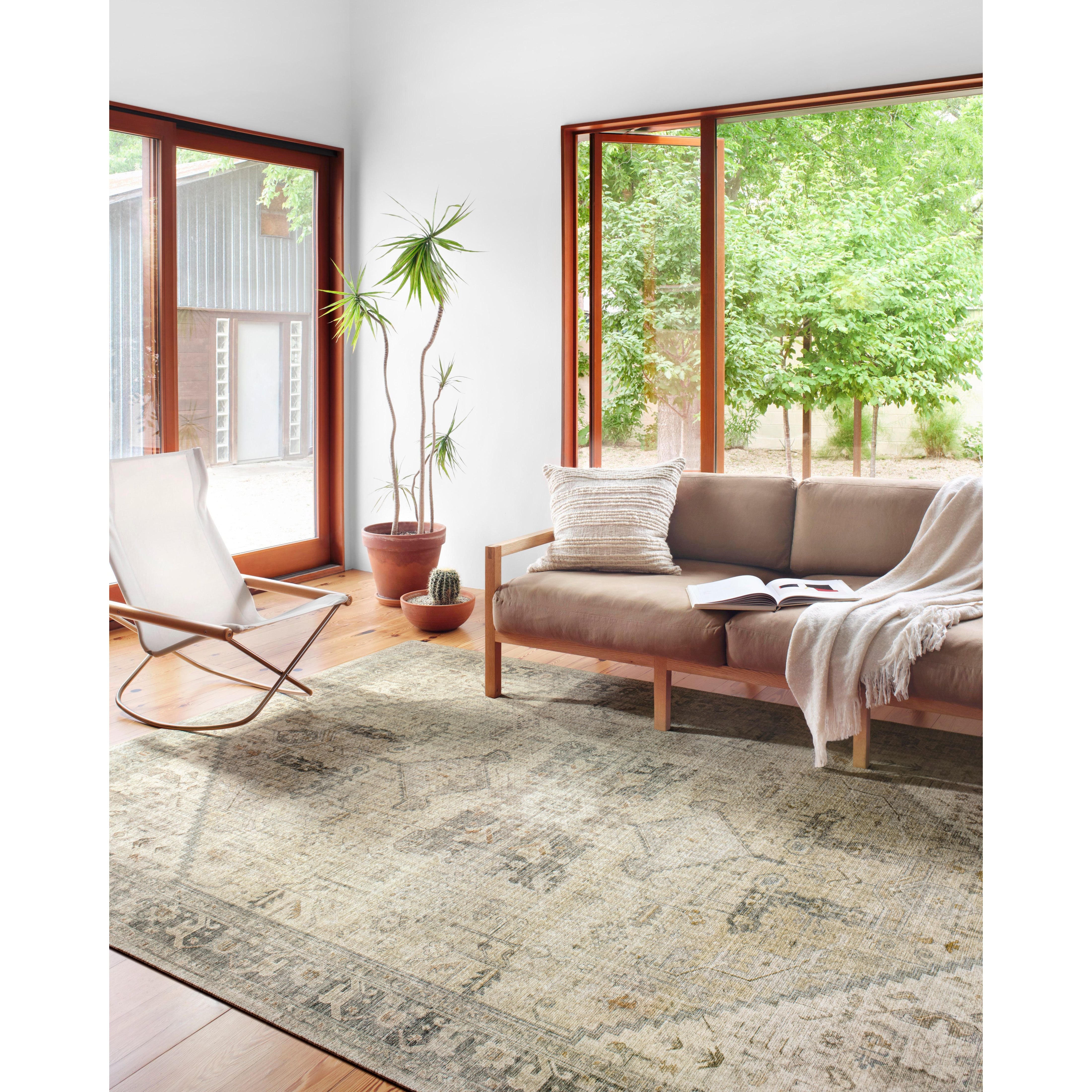 Featuring Skye Natural/Sand Rug by Loloi at Amethyst Home. The Skye Natural/Sand rug is timeless and classic with a beautiful, old-world design in a variety of color choices. Power-loomed of 100% polyester, these printed designs provide the textured effect of high-end rugs at an affordable price.
Power Loomed100% PolyesterSKY-13 Natural / Sand
Clean spil.  Amethyst Home provides interior design, new home construction design consulting, vintage area rugs, and lighting in the Los Angeles metro area.