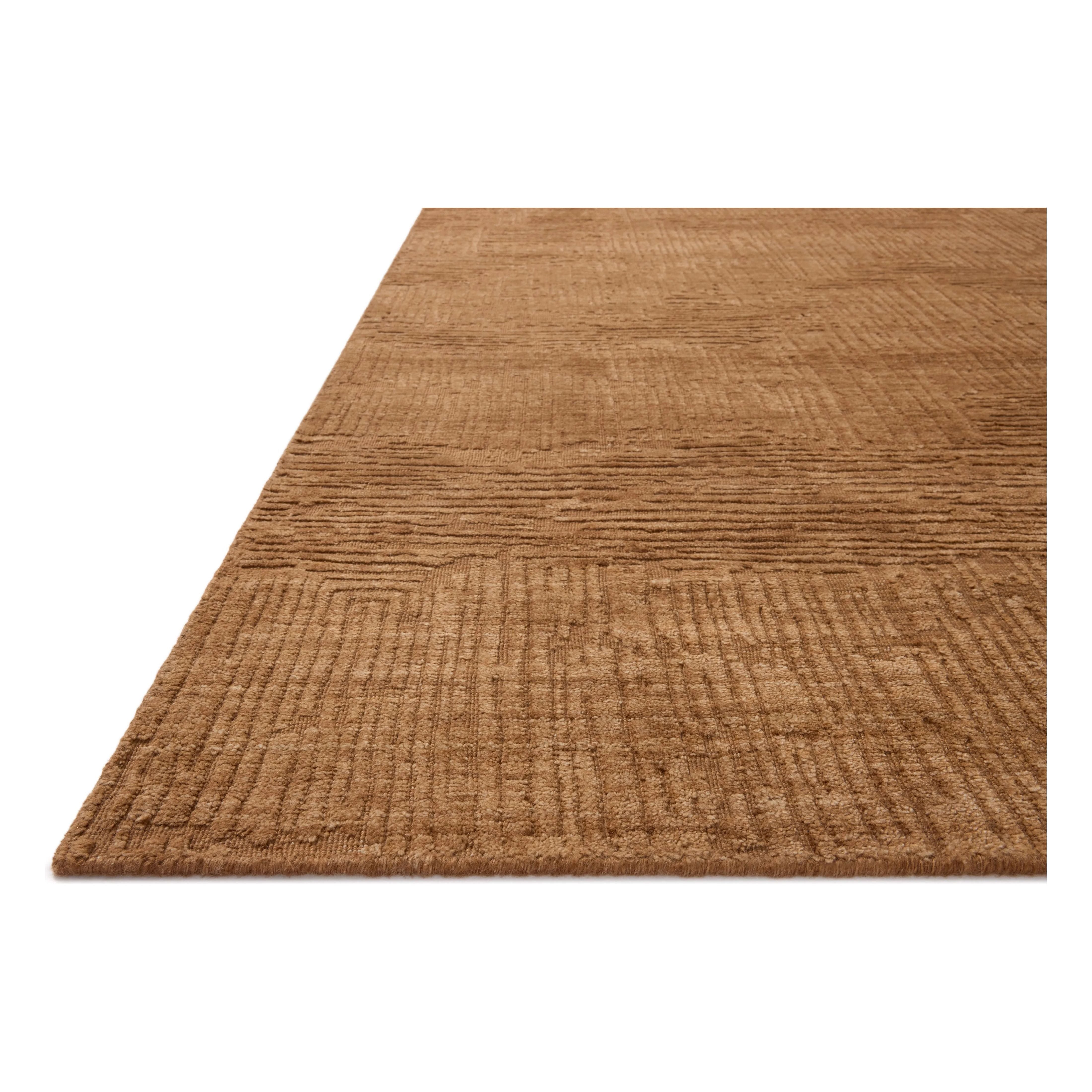 Featuring Woods Camel Rug by Loloi at Amethyst Home. The Woods Collection is a hand-woven area rug with a solid-colored, textured design for elevated home decor. It has a blended wool and rayon pile that is saturated with color and has a subtle sheen, a beautiful rug for living rooms, bedrooms, and more. This collection is made in India and Goodweave-certifie. Amethyst Home provides interior design, new home construction design consulting, vintage area rugs, and lighting in the Seattle metro area.