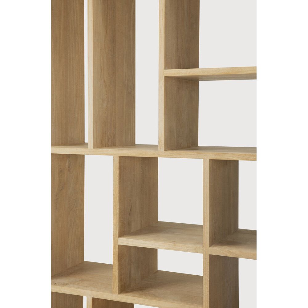 Featuring M Oak Rack by Ethnicraft at Amethyst Home. The Mondrian-inspired M rack is based on the Dutch painter's famous grid of vertical and horizontal lines.Weight : 172 lbs Dimensions: 12" W x 41" L x 86.5" H. Amethyst Home provides interior design, new construction, custom furniture, and area rugs in the Boston metro area