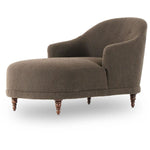 Featuring Marnie Knoll Mink Chaise Lounge by Four Hands at Amethyst Home. Experience the luxury of Marnie Knoll's Mink Chaise Lounge. This comfortable and stylish chaise is perfect for relaxing after a long day. With its soft mink fabric and plush back cushion, it makes a cozy addition to any living space.Overall Dimensions: 61"W x 32"L x 35"H
Collection: . Amethyst Home provides interior design, new home construction design consulting, vintage area rugs, and lighting in the Alpharetta metro area.