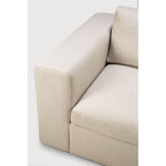 Featuring Mellow Off White Modular Sofa by Ethnicraft at Amethyst Home. Comfort ideals form the basis of the Mellow. With clean and classic
lines, paired with subtle seam detailing, the Mellow is the welcoming
anchor to a liveable lounge space. Choose and place configurable pieces together for a personalised sofa to suit your needs.Adjustable Feet : NoBackrest Density : 30 kg/m³C. Amethyst Home provides interior design, new construction, custom furniture, and area rugs in the Alpharetta metro area