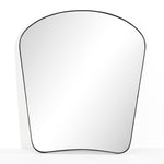 Featuring Merona Iron Matte Black Mantel Mirror by Four Hands at Amethyst Home. A swooped silhouette creates rounded corners while maintaining a sleek overall look.Overall Dimensions: 39.00"w x 2.00"d x 44.00"hWeight : 66.40 lbsMaterials : Iron, Mirror, Engineered Hardwood. Amethyst Home provides interior design, new construction, custom furniture, and area rugs in the Alpharetta metro area