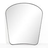 Featuring Merona Iron Matte Black Mantel Mirror by Four Hands at Amethyst Home. A swooped silhouette creates rounded corners while maintaining a sleek overall look.Overall Dimensions: 39.00"w x 2.00"d x 44.00"hWeight : 66.40 lbsMaterials : Iron, Mirror, Engineered Hardwood. Amethyst Home provides interior design, new construction, custom furniture, and area rugs in the Alpharetta metro area