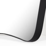 Featuring Merona Iron Matte Black Mantel Mirror by Four Hands at Amethyst Home. A swooped silhouette creates rounded corners while maintaining a sleek overall look.Overall Dimensions: 39.00"w x 2.00"d x 44.00"hWeight : 66.40 lbsMaterials : Iron, Mirror, Engineered Hardwood. Amethyst Home provides interior design, new construction, custom furniture, and area rugs in the Portland metro area