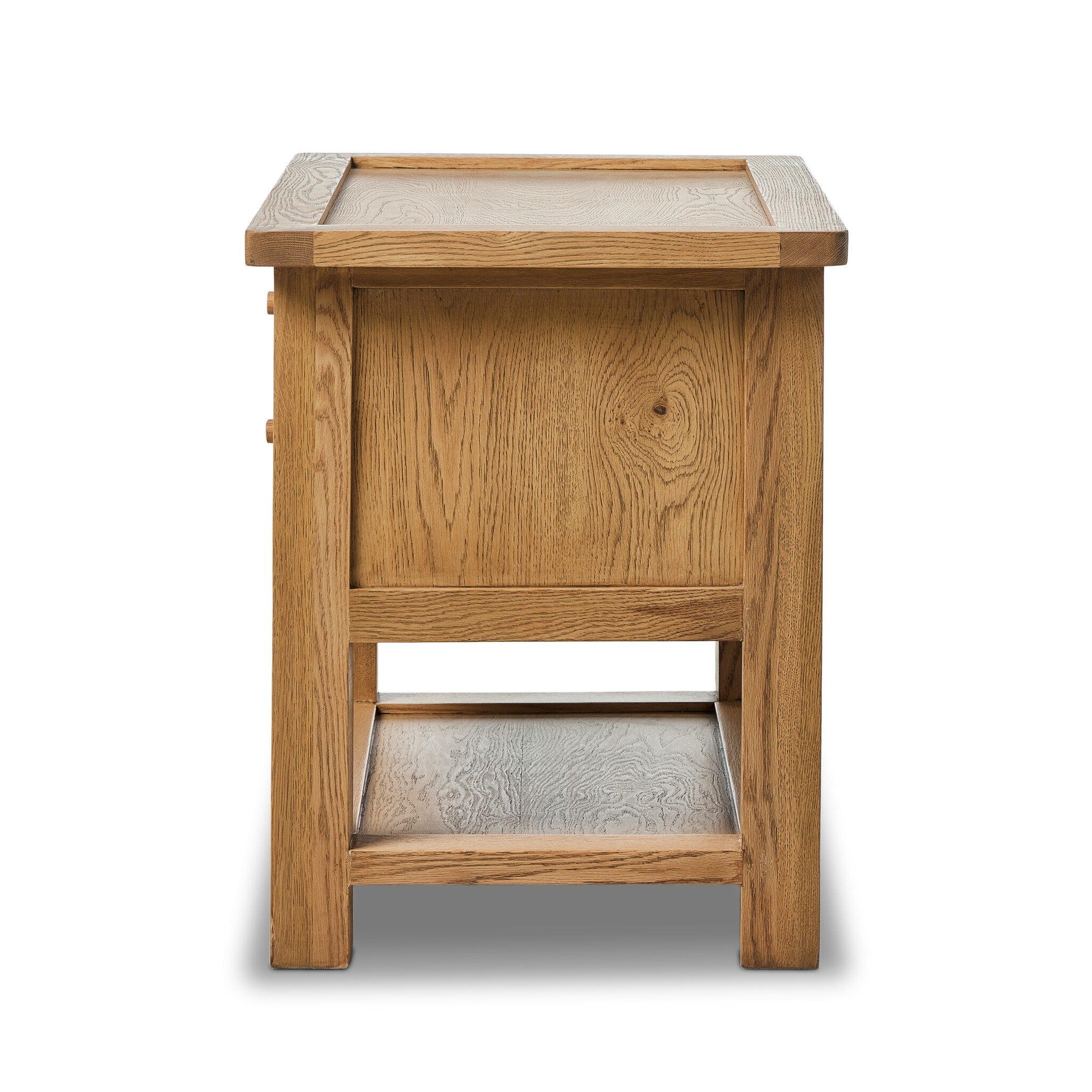 Featuring Millbrook Natural Light Oak Veneer Nightstand by Four Hands at Amethyst Home. Made from light, natural oak, the design of this two-drawer nightstand is inspired by a vintage general store counter. Softened corners and simple knob complete its heritage charm.Overall Dimensions: 38.00"w x 22.00"d x 27.00"hWeight : 90.08 lbsMaterials : Oak Veneer, Solid Oak. Amethyst Home provides interior design, new construction, custom furniture, and area rugs in the Miami metro area