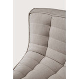 Featuring N701 Ecru 90° Round Corner Modular Sofa Piece by Ethnicraft at Amethyst Home. The N701 sofa is an inviting design that oozes comfort and relaxation. By combining the different modules and sizes, you have unlimited possibilities when it comes to creating your own unique setting.Weight : 54 lbs Dimensions: 47.5" W x 47.5" L x 30" H. Amethyst Home provides interior design, new construction, custom furniture, and area rugs in the Miami metro area