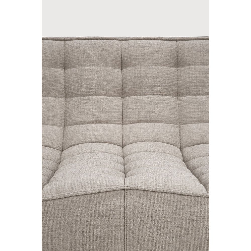 Featuring N701 Ecru 3 Seater Modular Sofa by Ethnicraft at Amethyst Home. The N701 sofa is an inviting design that oozes comfort and relaxation. By combining the different modules and sizes, you have unlimited possibilities when it comes to creating your own unique setting.Weight : 87 lbs Dimensions: 36" W x 83" L x 30" H. Amethyst Home provides interior design, new construction, custom furniture, and area rugs in the Omaha metro area