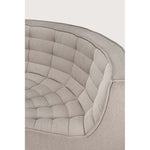 Featuring N701 Ecru 90° Round Corner Modular Sofa Piece by Ethnicraft at Amethyst Home. The N701 sofa is an inviting design that oozes comfort and relaxation. By combining the different modules and sizes, you have unlimited possibilities when it comes to creating your own unique setting.Weight : 54 lbs Dimensions: 47.5" W x 47.5" L x 30" H. Amethyst Home provides interior design, new construction, custom furniture, and area rugs in the Winter Garden metro area