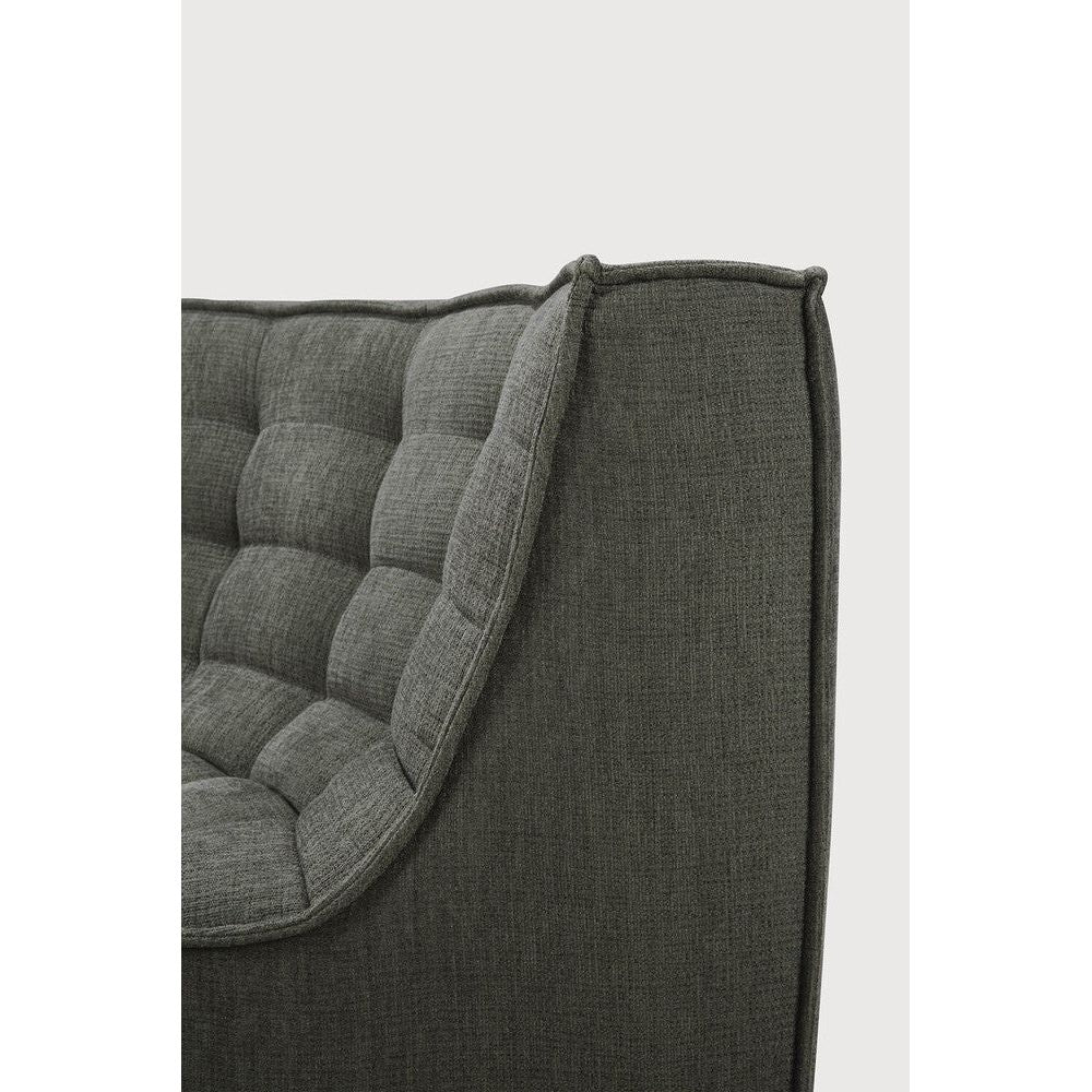 Featuring N701 Moss 90° Round Corner Modular Sofa Piece by Ethnicraft at Amethyst Home. The N701 sofa is an inviting design that oozes comfort and relaxation. By combining the different modules and sizes, you have unlimited possibilities when it comes to creating your own unique setting.Weight : 54 lbs Dimensions: 47.5" W x 47.5" L x 30" H. Amethyst Home provides interior design, new construction, custom furniture, and area rugs in the Charlotte metro area