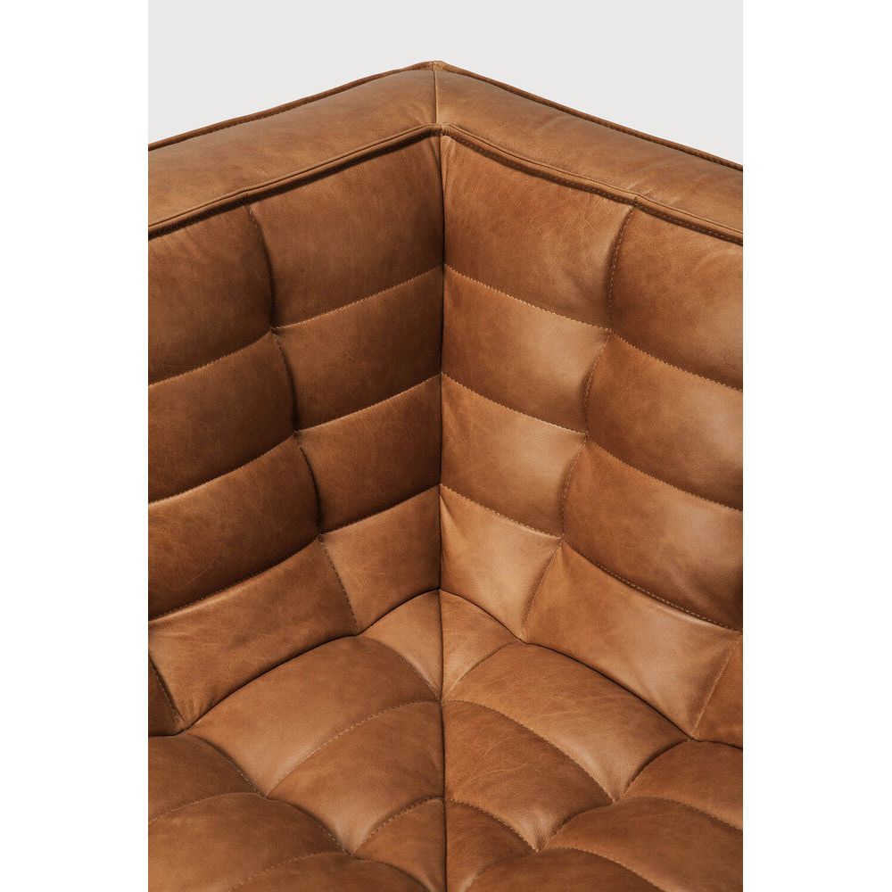 Featuring N701 Old Saddle 90° Square Left Corner Modular Sofa Set by Ethnicraft at Amethyst Home. The N701 sofa is an inviting design that oozes comfort and relaxation. By combining the different modules and sizes, you have unlimited possibilities when it comes to creating your own unique setting. Designed by Jacques Deneef, it’s available in multiple colours and materials, with p. Amethyst Home provides interior design, new construction, custom furniture, and area rugs in the Charlotte metro area