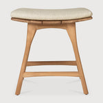 Featuring Osso Natural Teak Outdoor Stool by Ethnicraft at Amethyst Home. The beauty of balance and symmetry found in nature has inspired the Osso collection. This solid teak stool takes quality and comfortable seating design outdoors. Use with or without seat cushion.Weight : 9 lb Dimensions: 13 in W x 20 in L x 20.5 in HBrushed : NoCollection : OssoFloor Protector : YesMain Mater. Amethyst Home provides interior design, new construction, custom furniture, and area rugs in the Monterey metro area