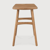 Featuring Osso No Cushion Teak Outdoor Stool by Ethnicraft at Amethyst Home. The beauty of balance and symmetry found in nature has inspired the Osso collection. This solid teak stool takes quality and comfortable seating design outdoors. Use with or without seat cushion.Weight : 8 lb Dimensions: 13 in W x 20 in L x 19.5 in HBrushed : NoCollection : OssoFloor Protector : YesMain Mat. Amethyst Home provides interior design, new construction, custom furniture, and area rugs in the Houston metro area