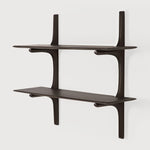 Featuring Pi Mahogany Dark Brown 2 Shelves Wall Shelf by Ethnicraft at Amethyst Home. The PI collection honours nature’s design by keeping the strength, curves and lines, as nature intended. Interesting shapes are discovered in this sleek and stylish, polished imperfect, finish. Each PI item is finished by hand to ensure that the individual character of the wood is respected. The. Amethyst Home provides interior design, new construction, custom furniture, and area rugs in the Scottsdale metro area