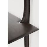 Featuring Pi Mahogany Dark Brown 3 Shelves Wall Shelf by Ethnicraft at Amethyst Home. The PI collection honours nature’s design by keeping the strength, curves and lines, as nature intended. Interesting shapes are discovered in this sleek and stylish, polished imperfect, finish. Each PI item is finished by hand to ensure that the individual character of the wood is respected. The . Amethyst Home provides interior design, new construction, custom furniture, and area rugs in the San Diego metro area