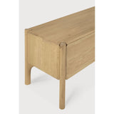 Featuring Pi Oak Tv Cupboard by Ethnicraft at Amethyst Home. The PI collection honours nature’s design by keeping the strength, curves and lines, as nature intended. Interesting shapes are discovered in this sleek and stylish, polished imperfect, finish. Each PI item is finished by hand to ensure that the individual character of the wood is respected. The PI TV cupboard is striki. Amethyst Home provides interior design, new construction, custom furniture, and area rugs in the Alpharetta metro area