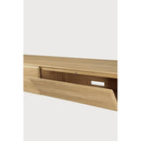 Featuring Pi Oak Tv Cupboard by Ethnicraft at Amethyst Home. The PI collection honours nature’s design by keeping the strength, curves and lines, as nature intended. Interesting shapes are discovered in this sleek and stylish, polished imperfect, finish. Each PI item is finished by hand to ensure that the individual character of the wood is respected. The PI TV cupboard is striking . Amethyst Home provides interior design, new construction, custom furniture, and area rugs in the Houston metro area