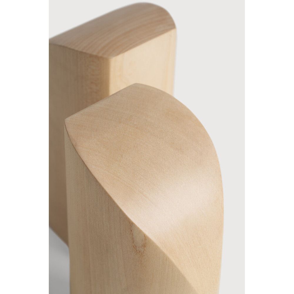 Featuring Pi Sycamore Book Ends by Ethnicraft at Amethyst Home. The PI collection honours nature’s design by keeping the strength, curves and lines, as nature intended. Each PI book end is finished by hand to ensure that the individual character of the wood is respected. Interesting shapes are discovered in this sleek and stylish, polished imperfect, finish. Designed by Alain van Havr. Amethyst Home provides interior design, new construction, custom furniture, and area rugs in the Omaha metro area