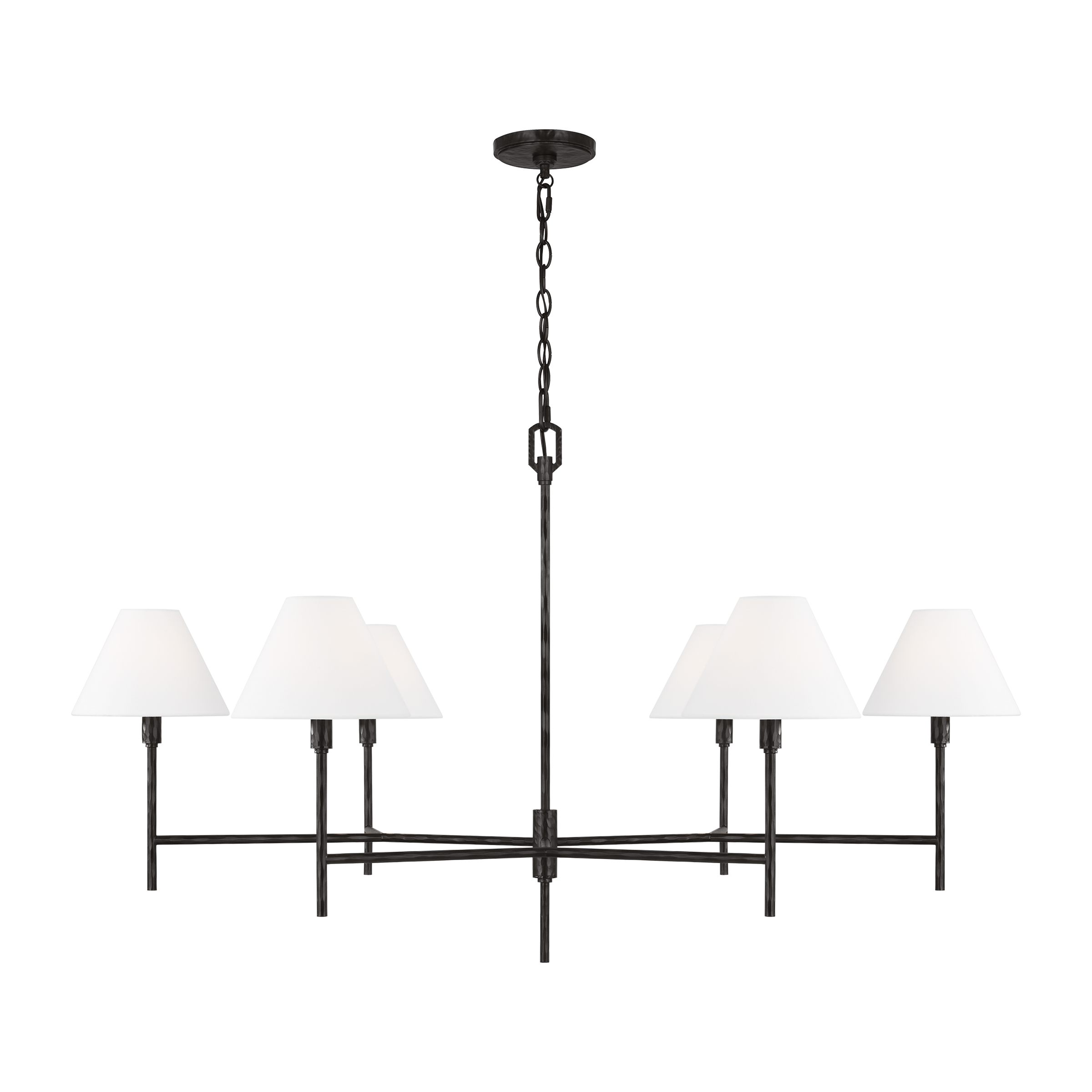 Featuring Ridgewood Extra Large Chandelier Aged Iron by Visual Comfort at Amethyst Home. Transform your space into a luxurious haven with the Ridgewood Extra Large Chandelier. This exquisite piece, crafted in aged iron, will add a touch of sophistication to any room. With its grand size and stunning design, it's the perfect statement piece for your home. Elevate your decor and bask i. Amethyst Home provides interior design, new construction, custom furniture, and area rugs in the Austin metro area