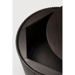 Designed by Jacques Deneef, the Roller Max is a clever multifunctional item that combines a coffee table with storage.  Encapsulated in its stacked wood-stick effect, the tabletop can be easily removed to hide the newspapers, toys, cushions and throws from daily life. The perfect solution for smaller living.
The tabletop can be removed to store objects inside the table. Amethyst Home provides interior design, new construction, custom furniture, and area rugs in the Kansas City metro area