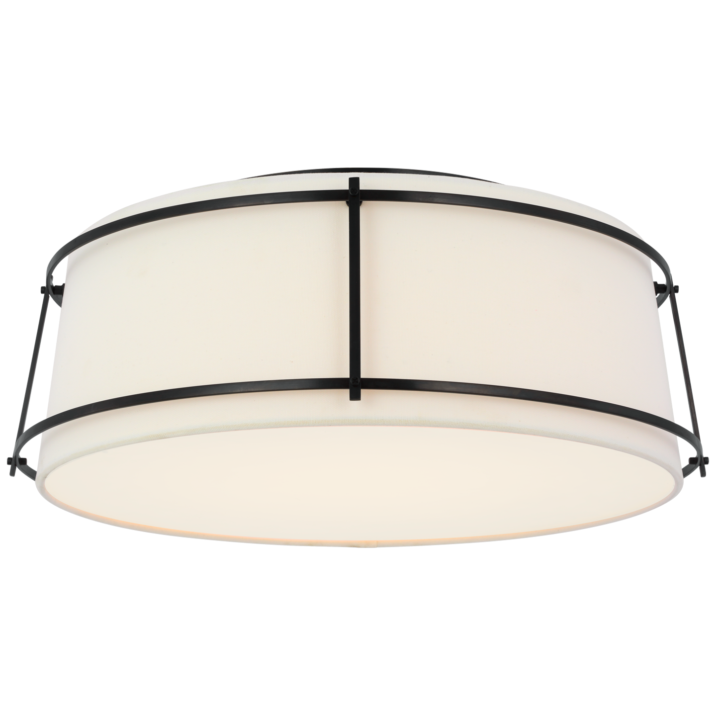 Featuring Callaway 18" Flush Mount by Visual Comfort at Amethyst Home. Enhance the lighting in any room with the Callaway 18" Flush Mount. Featuring a sleek and modern design, this ceiling light provides a soft, even glow. With its easy installation, high quality materials, and energy efficiency, it is a perfect addition to any home or office space.
Overal.  Amethyst Home provides interior design, new home construction design consulting, vintage area rugs, and lighting in the San Diego metro area.