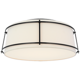 Featuring Callaway 18" Flush Mount by Visual Comfort at Amethyst Home. Enhance the lighting in any room with the Callaway 18" Flush Mount. Featuring a sleek and modern design, this ceiling light provides a soft, even glow. With its easy installation, high quality materials, and energy efficiency, it is a perfect addition to any home or office space.
Overal.  Amethyst Home provides interior design, new home construction design consulting, vintage area rugs, and lighting in the San Diego metro area.