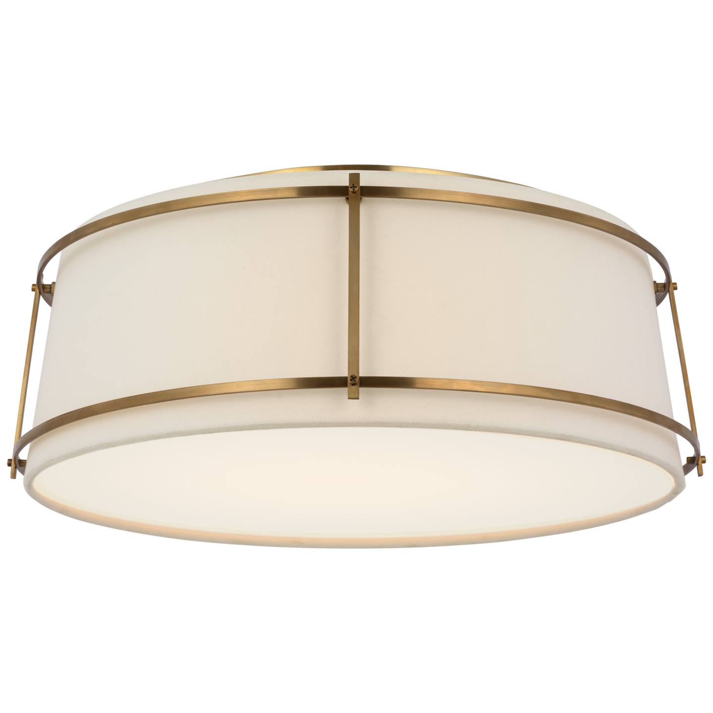 Featuring Callaway 18" Flush Mount by Visual Comfort at Amethyst Home. Enhance the lighting in any room with the Callaway 18" Flush Mount. Featuring a sleek and modern design, this ceiling light provides a soft, even glow. With its easy installation, high quality materials, and energy efficiency, it is a perfect addition to any home or office space.
Overa.  Amethyst Home provides interior design, new home construction design consulting, vintage area rugs, and lighting in the Alpharetta metro area.