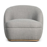 Featuring Sandie Swivel Chair - Gibson Silver by Four Hands at Amethyst Home. Textural grey performance fabric brings a design-forward feel to barrel seating atop a 360-degree swivel base of solid oak. Performance fabrics are specially created to withstand spills, stains, high traffic and wear, ensuring long-term comfort and unmatched durability.
Overall D. Amethyst Home provides interior design, new home construction design consulting, vintage area rugs, and lighting in the Scottsdale metro area.