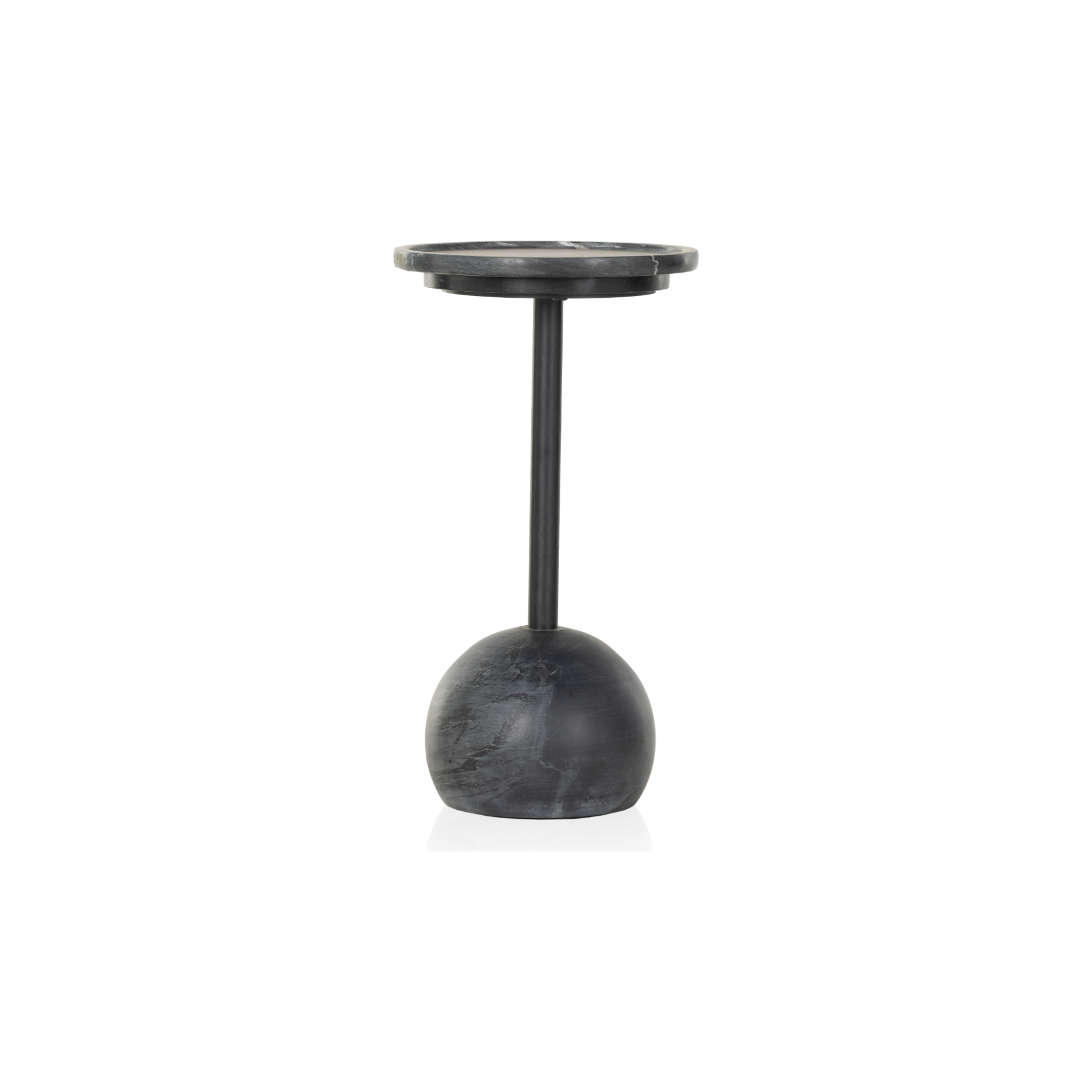 Featuring Viola Accent Table - Black Marble by Four Hands at Amethyst Home. We love the abstract design of this Viola Black Marble Accent Table. Made from solid marble, the table brings an elegant feel to any space.
Overall Dimensions: 10"W x 10"L x 18.75"H
Colors: Black Marble, Dark Kettle BlackMaterials: Solid Marble, IronMaterials: Solid Marble, IronWeight. Amethyst Home provides interior design, new home construction design consulting, vintage area rugs, and lighting in the Houston metro area.