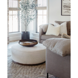 Featuring Sinclair Large Round Ottoman - Knoll Natural by Four Hands at Amethyst Home. This firm round ottoman of textural cream boucle makes a great coffee table or closet bench!
Overall Dimensions: 36"W x 36"L x 14.5"H
Colors: Distressed Natural, Knoll NaturalMaterials: Solid Parawood, 95% Pl, 5% PcFabric: PerformanceWeight: 26.46 lbVolume: 14.02 cu ft. Amethyst Home provides interior design, new home construction design consulting, vintage area rugs, and lighting in the Boston metro area.