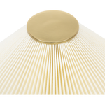 Featuring Nora Light Oak Floor Lamp by Four Hands at Amethyst Home. Modern minimal meets traditional. A tapered wood floor lamp base is topped with a design-forward pleated shade.Overall Dimensions: 28"W x 28"L x 66"HColors: Light Oak, Antique Brass, Cream LinenMaterials: Solid Oak, Steel Plating, 100% Flax/LinenWeight: 46.3 lbBulb(s) Included: YesBulb Ty. Amethyst Home provides interior design, new home construction design consulting, vintage area rugs, and lighting in the Los Angeles metro area.