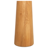 Featuring Nora Light Oak Floor Lamp by Four Hands at Amethyst Home. Modern minimal meets traditional. A tapered wood floor lamp base is topped with a design-forward pleated shade.Overall Dimensions: 28"W x 28"L x 66"HColors: Light Oak, Antique Brass, Cream LinenMaterials: Solid Oak, Steel Plating, 100% Flax/LinenWeight: 46.3 lbBulb(s) Included: YesBulb Type: L. Amethyst Home provides interior design, new home construction design consulting, vintage area rugs, and lighting in the Denver metro area.