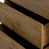 Featuring Meadow Tawny Oak Nightstand by Four Hands at Amethyst Home. With simple shaping inspired by midcentury casing, exposed framework and a warm oak finish bring a handcrafted, minimalist look to stylish bedside storage.Overall Dimensions: 22"W x 17.50"L x 25"HColors: Tawny Oak Veneer, Tawny OakMaterials: Oak Veneer, Solid Oak. Amethyst Home provides interior design, new home construction design consulting, vintage area rugs, and lighting in the Calabasis metro area.