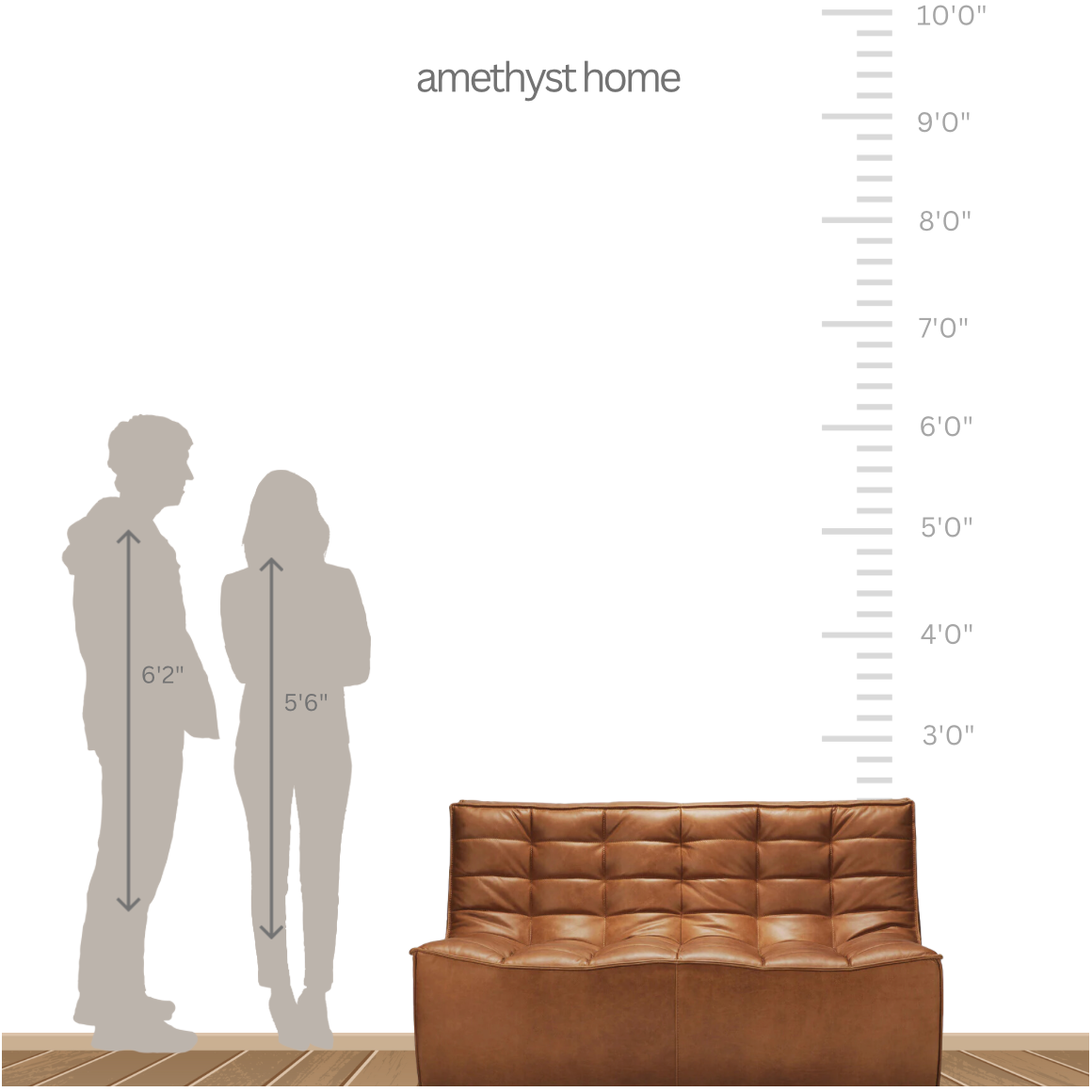Featuring N701 Old Saddle Leather Modular Sofa Sectional by Ethnicraft at Amethyst Home. The N701 Old Saddle Leather Sofa is an inviting design that oozes comfort and relaxation. By combining the different pieces and sizes, you have unlimited possibilities when it comes to creating your own unique setting. Designed by Jacques Deneef, it’s available in multip.  Amethyst Home provides interior design, new home construction design consulting, vintage area rugs, and lighting in the Houston metro area.