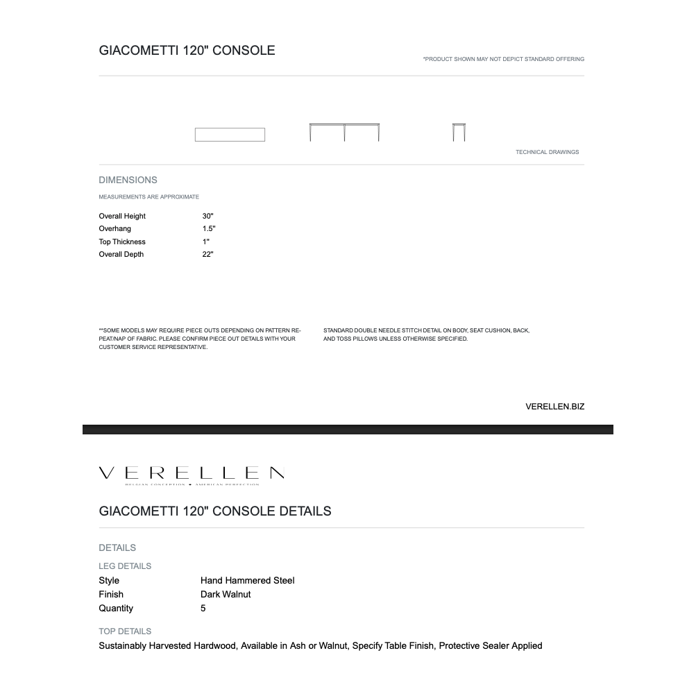 The 120" Giacometti Console feature a sustainably harvested hardwood top and hand hammered steel legs inspired by the works of renowned sculptor and painter, Alberto Giacometti. Amethyst Home provides interior design, new home construction design consulting, vintage area rugs, and lighting in the Boston metro area.
