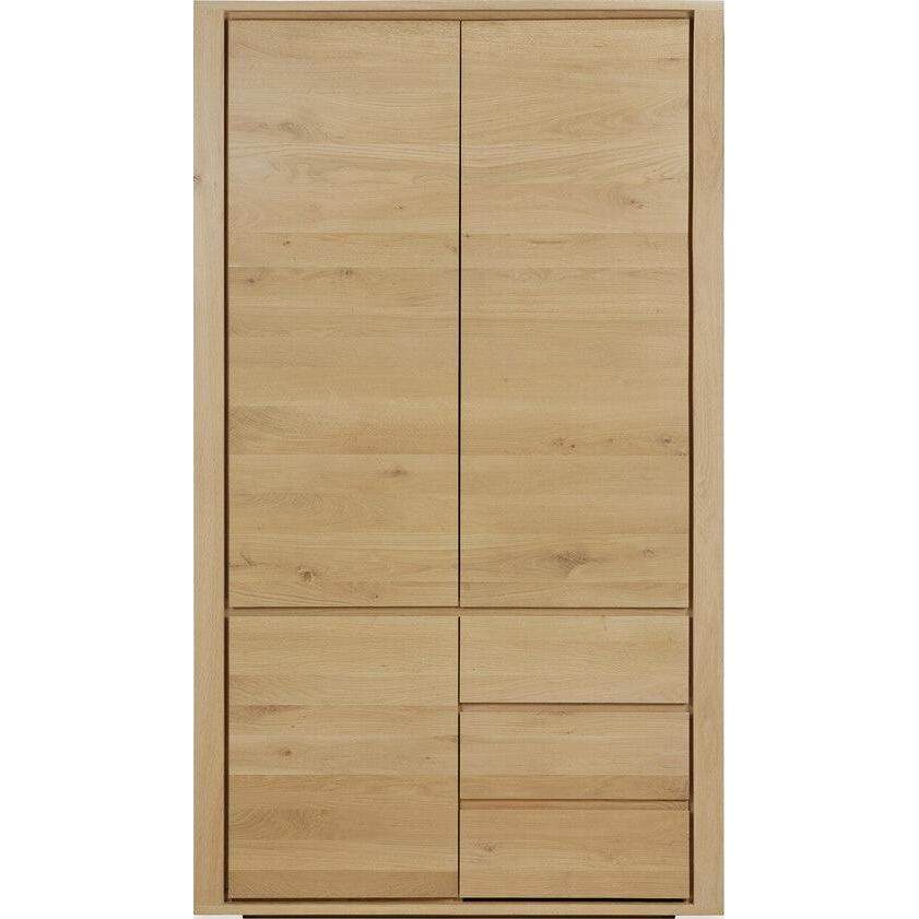 Featuring Shadow Dresser Oak by Ethnicraft at Amethyst Home. Durable, elegant and convenient, the Shadow dresser features three doors and two drawers. Made from solid oak.
Dimentions: 24"d x 45.5"w x 79"h
Anti-tipping mechanism : YesFinish : OiledMain Material : OakSolid wood : Yes. Amethyst Home provides interior design, new home construction design consulting, vintage area rugs, and lighting in the Laguna Beach metro area.