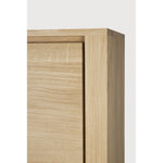 Featuring Shadow Oak Cupboard by Ethnicraft at Amethyst Home. Straightforward and robust with decisive lines, the Shadow storage cupboard with four doors is a simple yet impressive solution to your storage needs.Weight : 261 lbs Dimensions: 18" W x 45.5" L x 63" H. Amethyst Home provides interior design, new construction, custom furniture, and area rugs in the Laguna Beach metro area