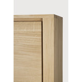 Featuring Shadow Oak Cupboard by Ethnicraft at Amethyst Home. Straightforward and robust with decisive lines, the Shadow storage cupboard with four doors is a simple yet impressive solution to your storage needs.Weight : 261 lbs Dimensions: 18" W x 45.5" L x 63" H. Amethyst Home provides interior design, new construction, custom furniture, and area rugs in the Laguna Beach metro area